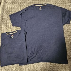 Two Hanes Mens T-Shirts Size L